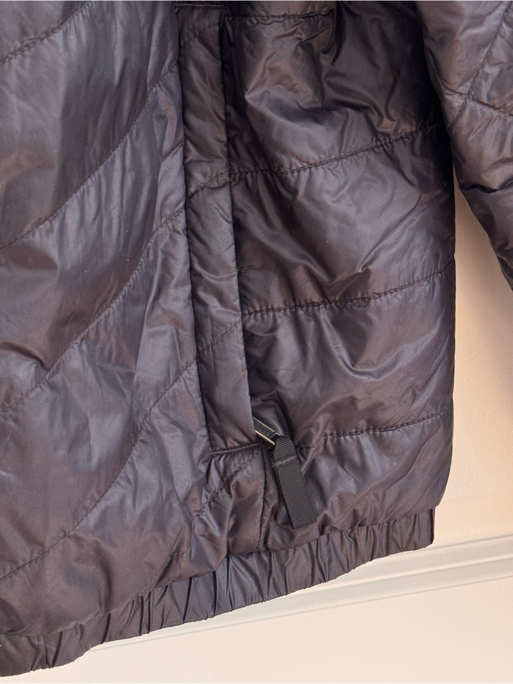 Patagonia Black Nanopuff Quilted Packable Jacket size medium women’s - Picture 3 of 9